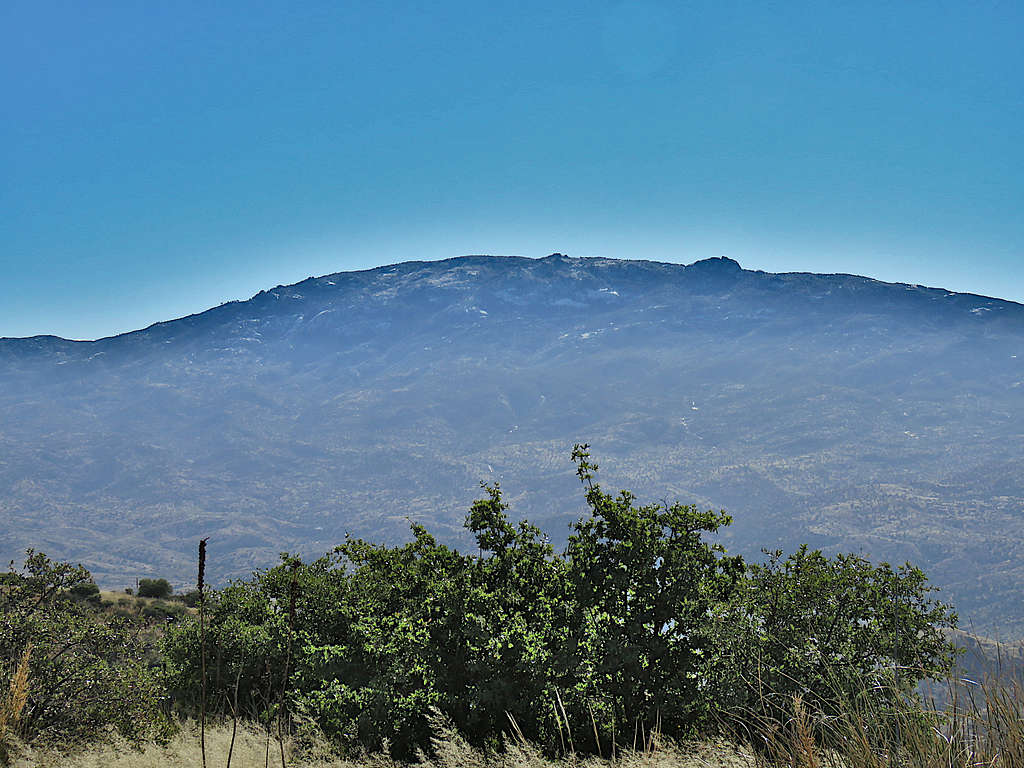 Zoomed view of Mica Mountain