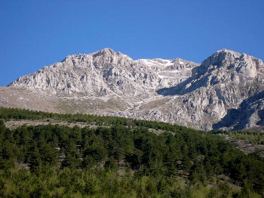 Monte Velino (2458 m) from...