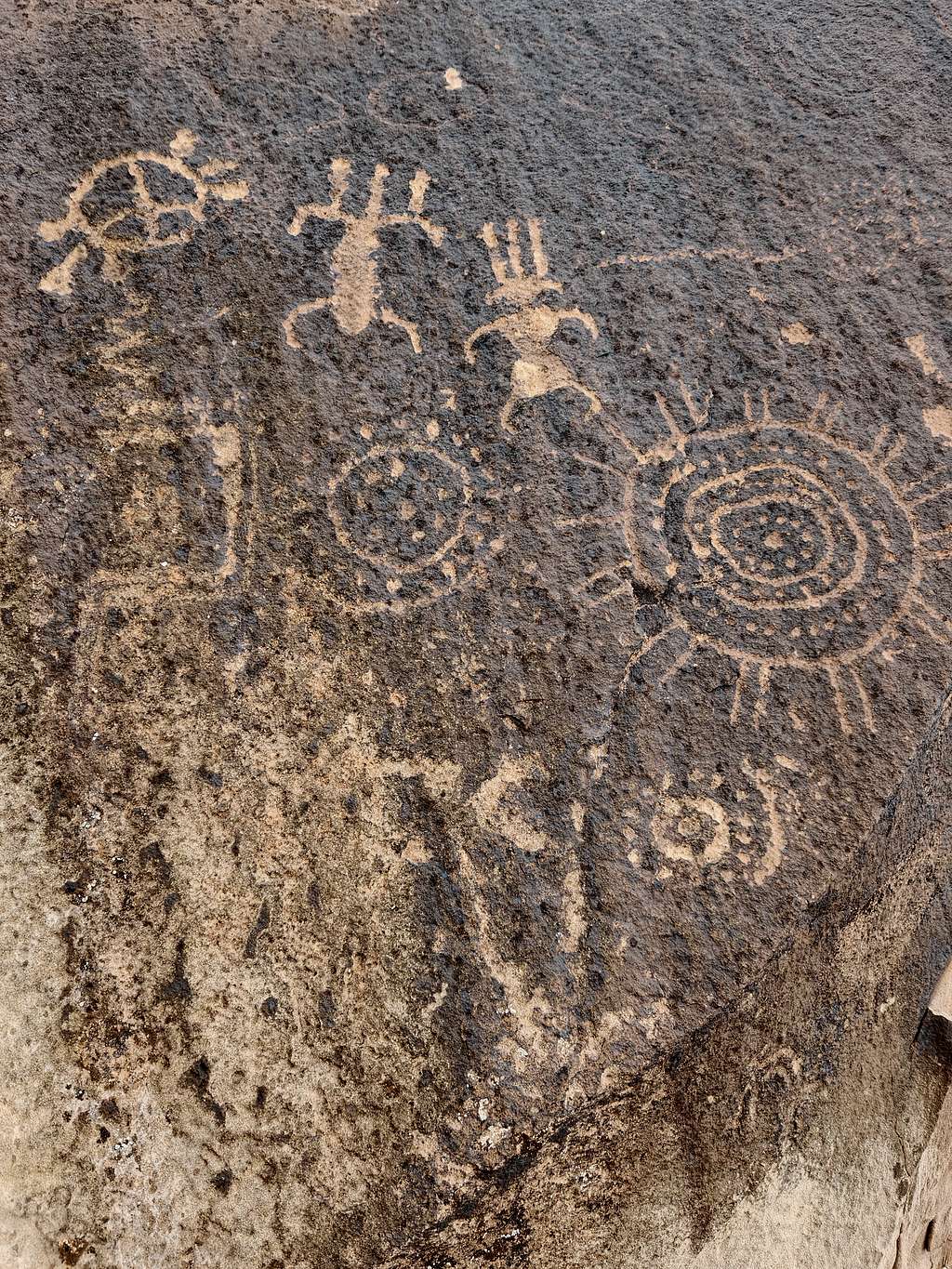 Petroglyphs at Little Black Mountain