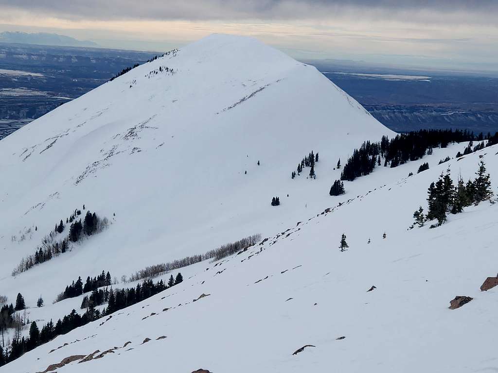 Haystack Mountain as viewed from Burro Ridge