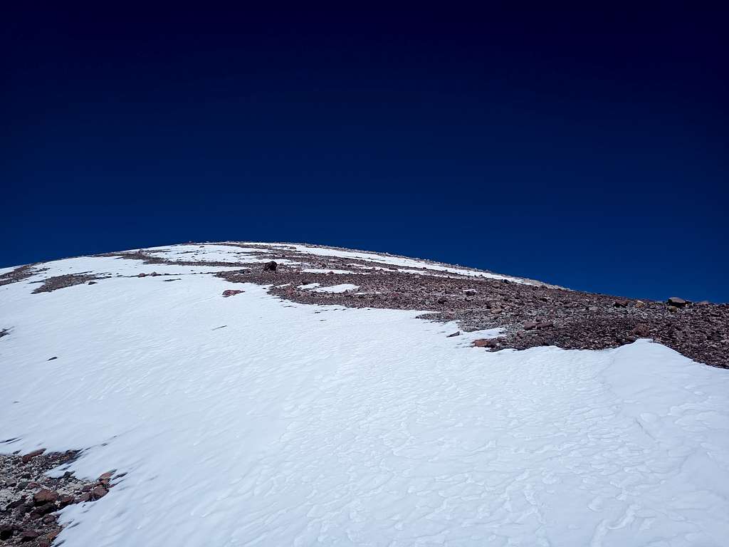 El Solo - summit slope