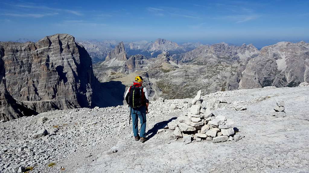 Summit of Monte Popera, Sesto Dolomites