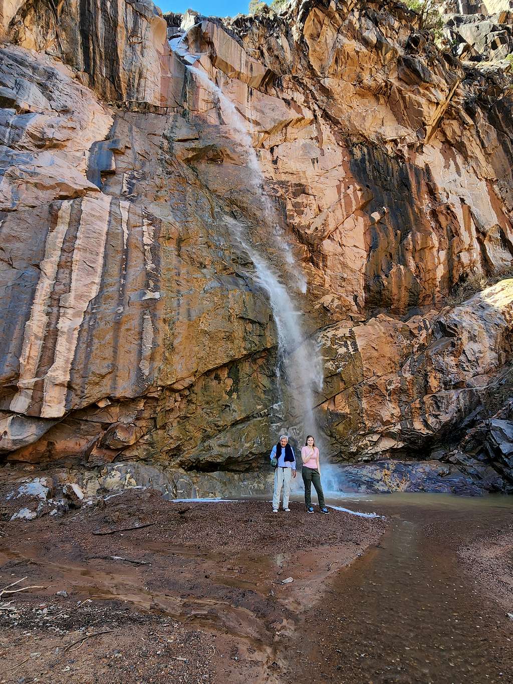 Waterfall in No Thoroughfare Canyon