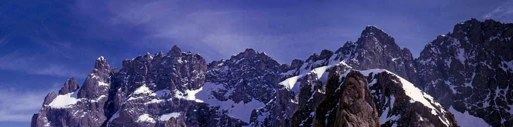 Panorama de la Meije