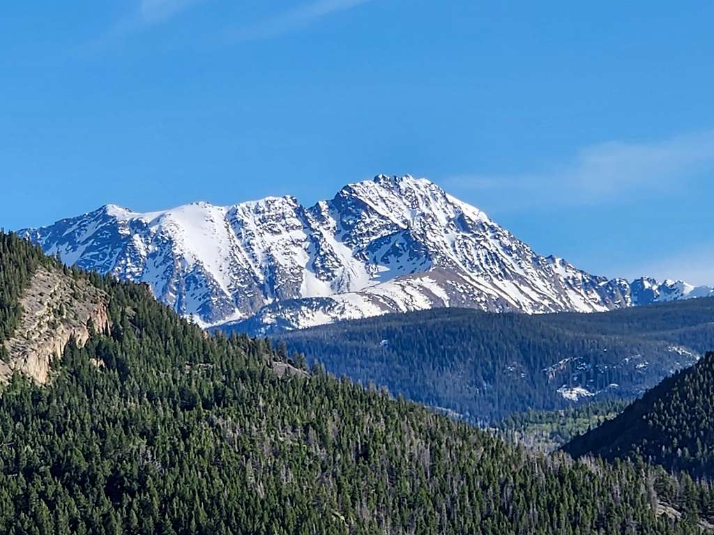 Eagles Nest Peak as viewed from Dice Hill