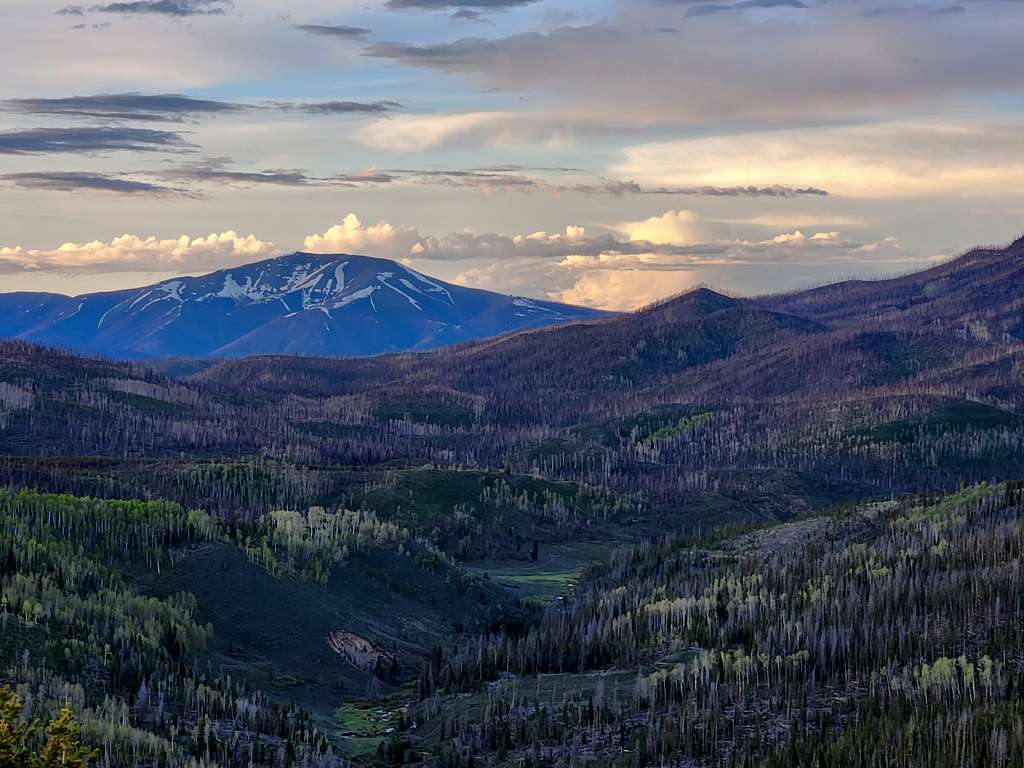 Parkview Mountain as seen from Black Mountain