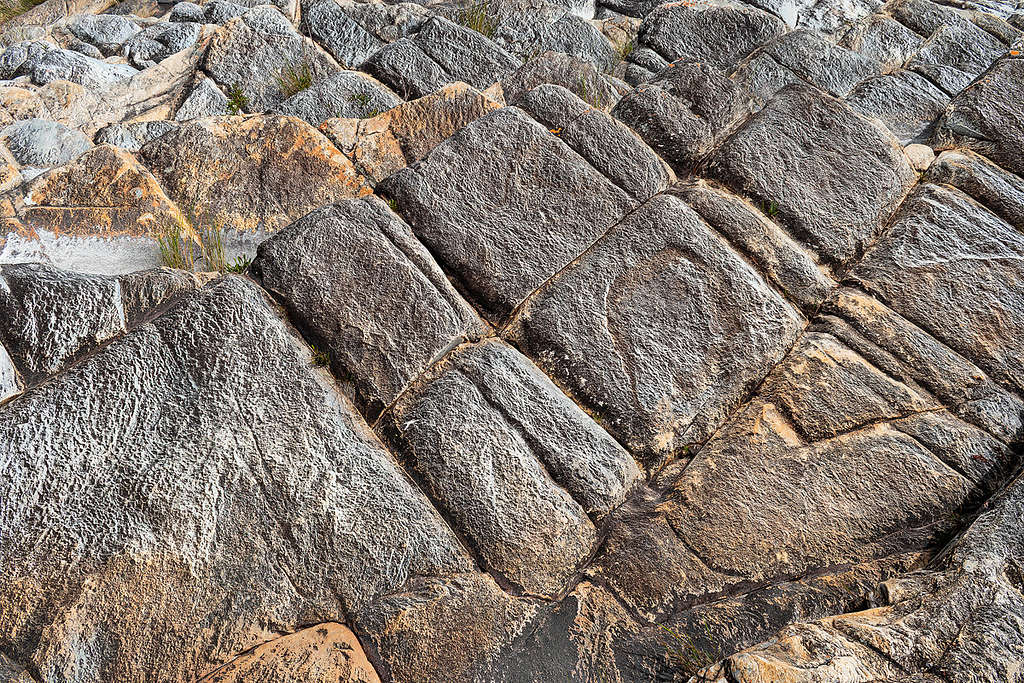 formações rochosas da cachoeira Congonhas de baixo