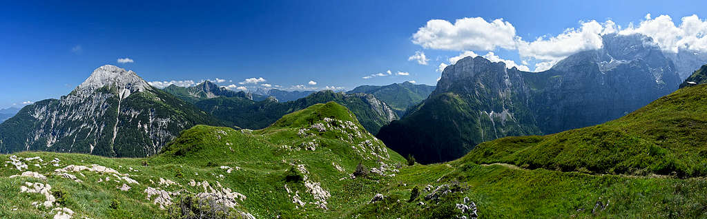Hinterjoch SE panorama
