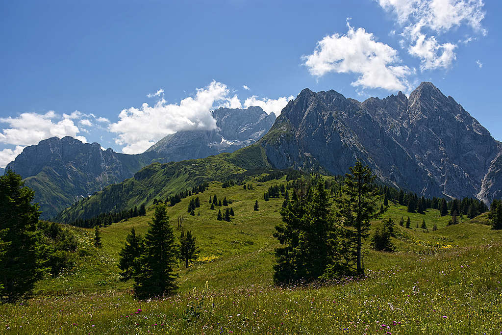 The ridge of Mauthner Alm