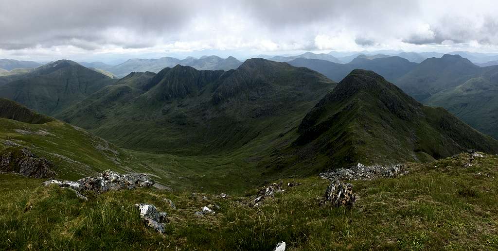 The Five Sisters of Kintail, Scotland.