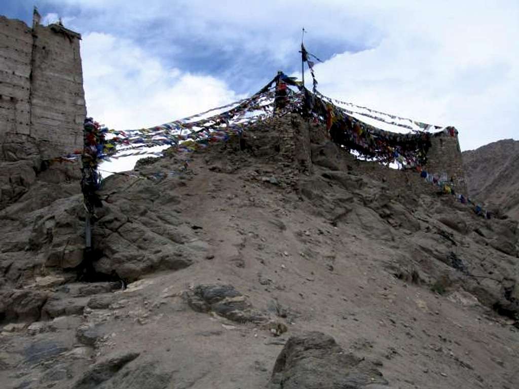The summit of Namgyal Hill....