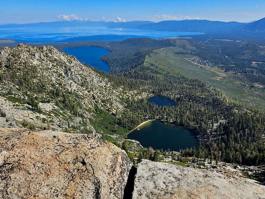 Lake Tahoe, Fallen Leaf Lake and Angora Lakes