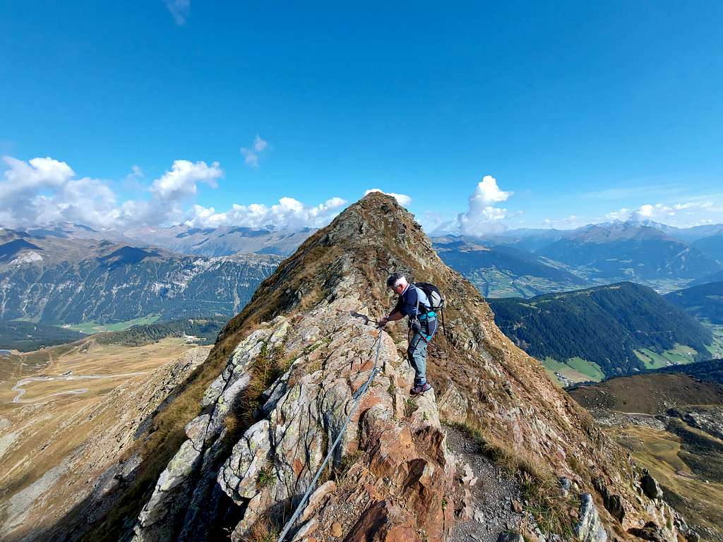 Jaufenspitz final ridge