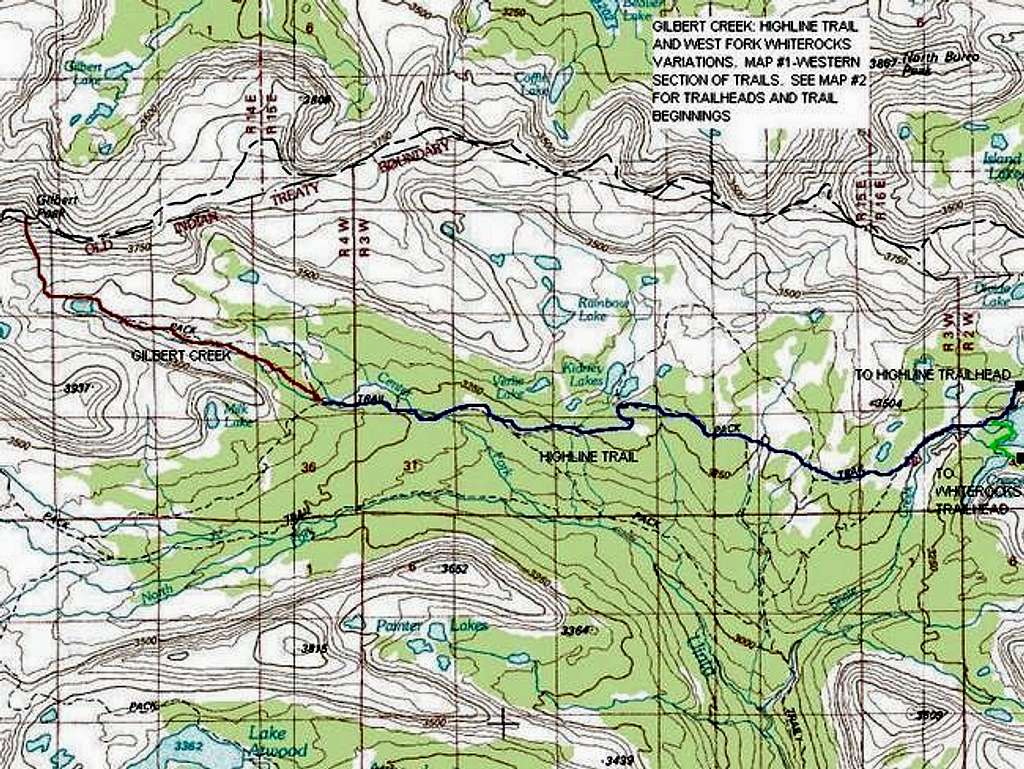 The Gilbert Creek Route...