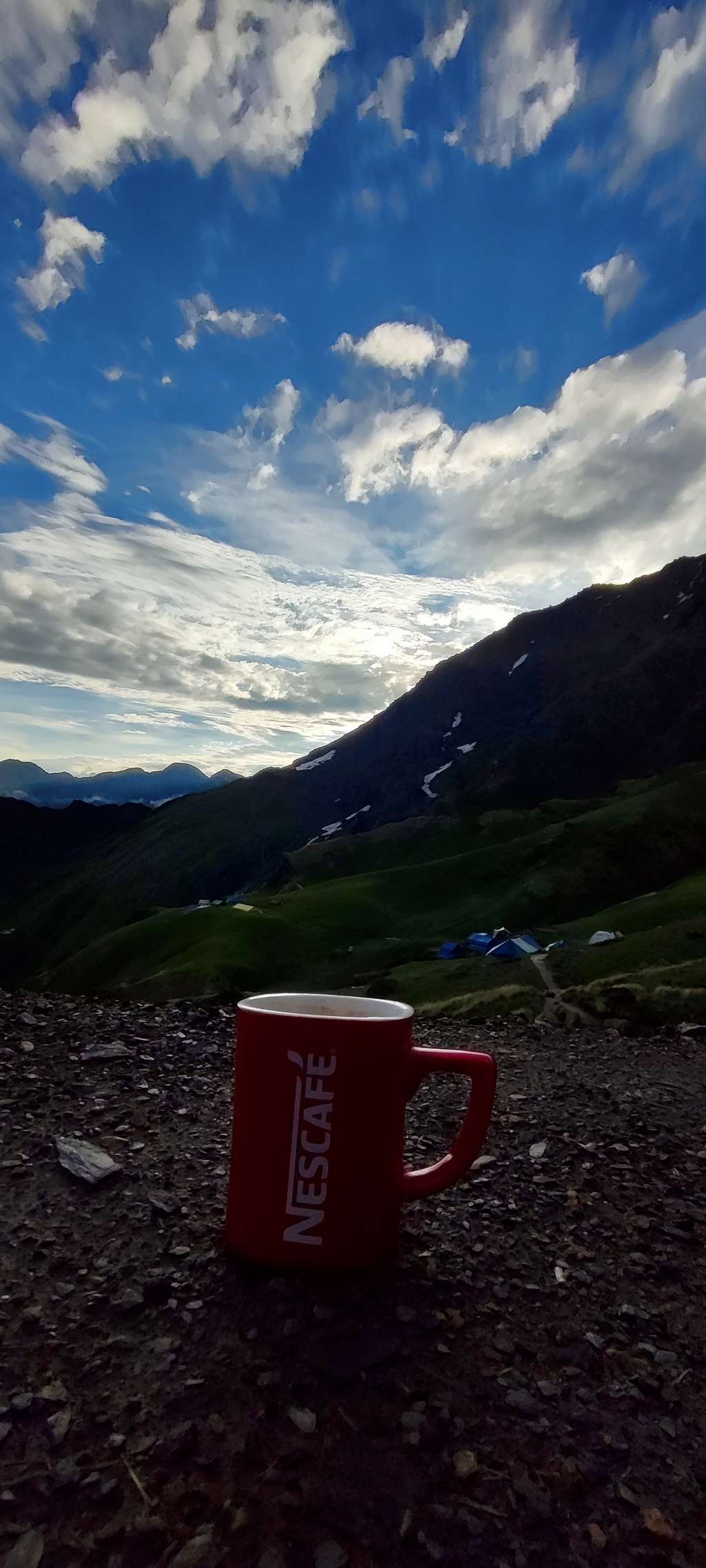 Nescafe with a view