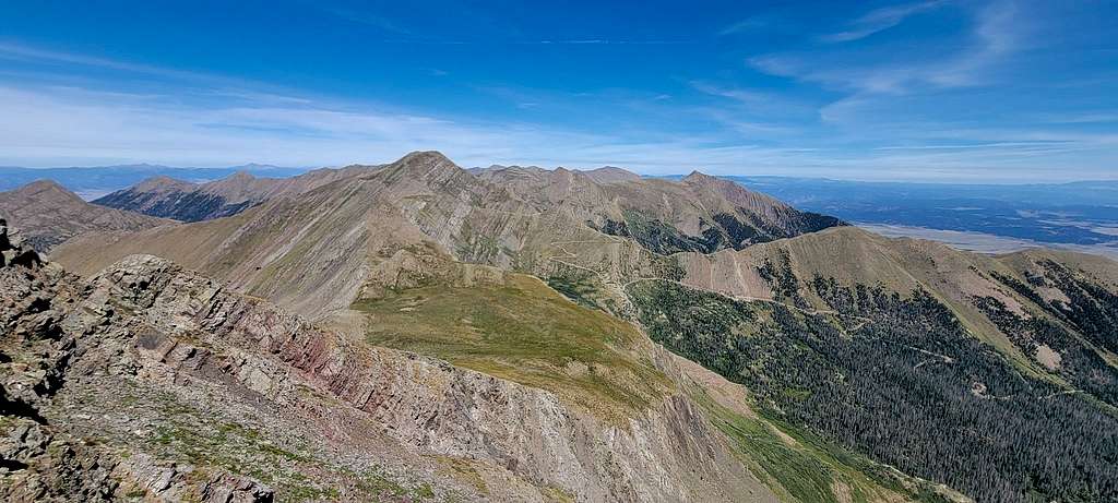 Hermit Peak from Eureka Mountain