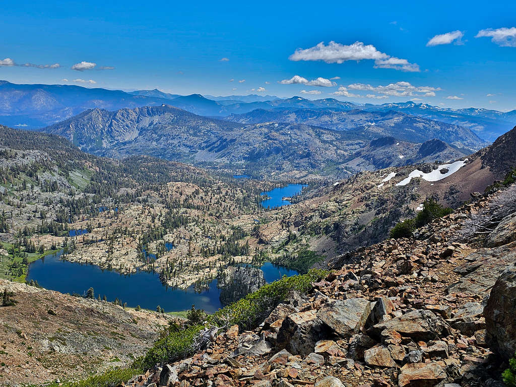 Half Moon and Susie Lakes