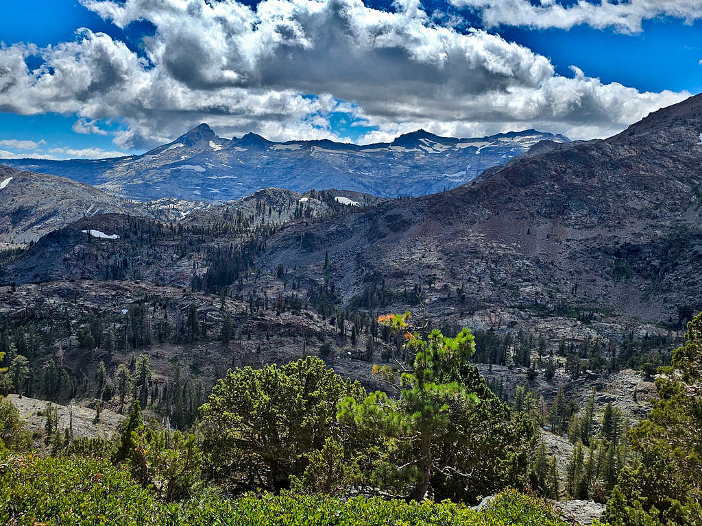 Pyramid Peak, Mt. Agassiz and Mt. Price