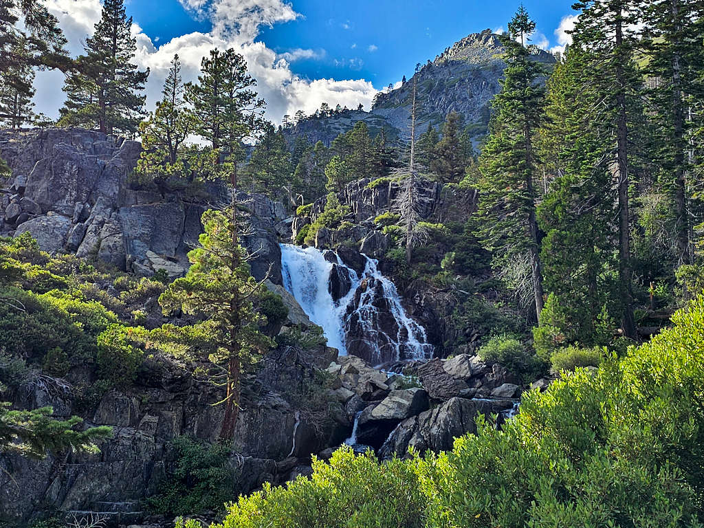 Waterfall on Glen Alpine Creek