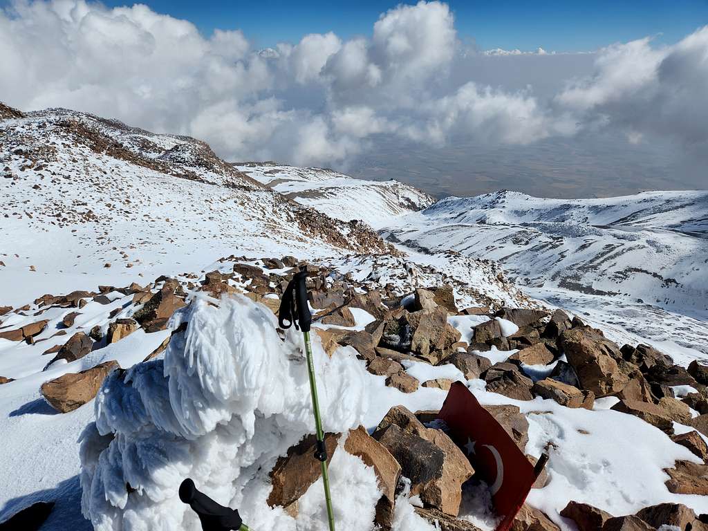 View from the summit of Süphan Dağı