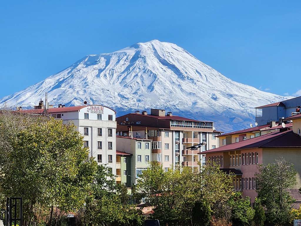 Ararat as viewed from Doğubayazıt