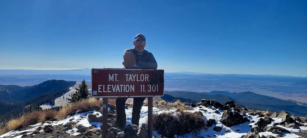 Mount Tayor Summit .