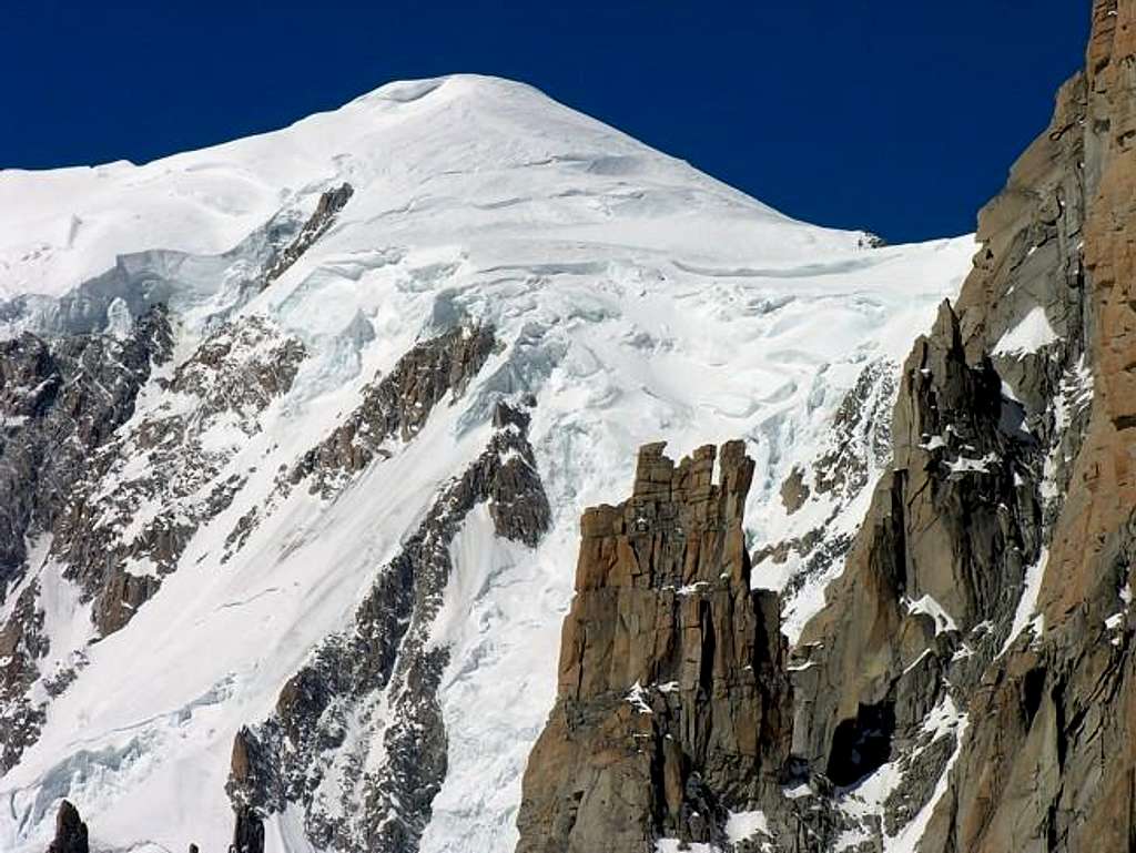 Il Monte Bianco (4810 m), in...