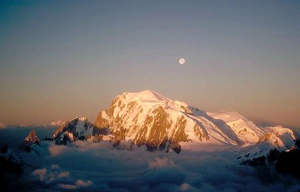 Mont Blanc in the early...
