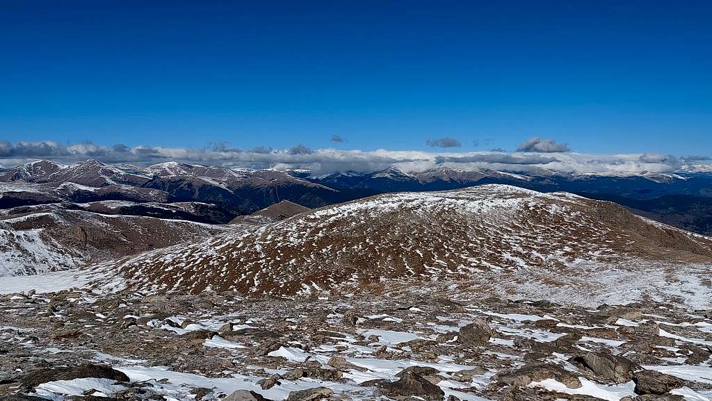 GRAY WOLF MOUNTAIN FROM MT SPALDING