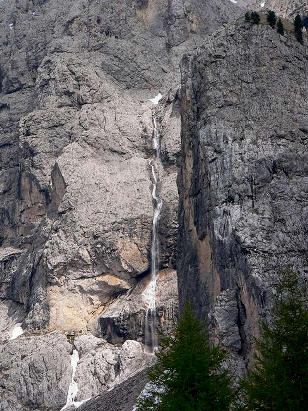 waterfall in Sella Group as...