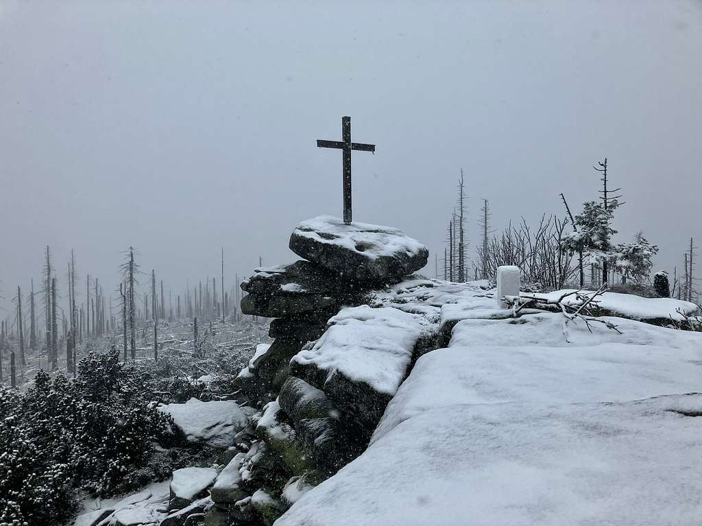 Bayerischer Plöckenstein - Summit Cross