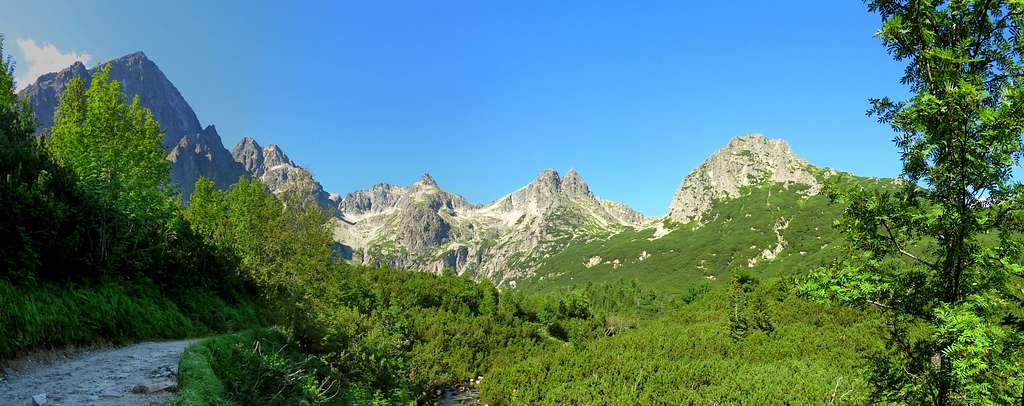 Approaching Zelene Pleso