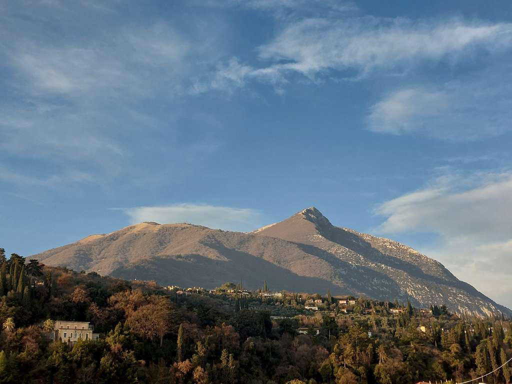 Monte Pizzocolo seen from Maderno