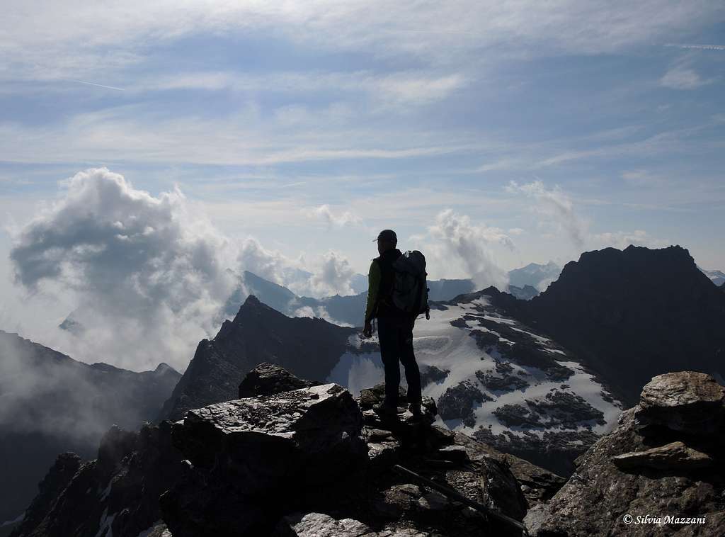 Summit of Croda di Cengles (Tschenglser Hochwand)