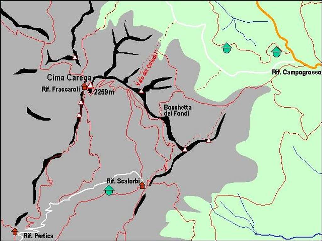 A self-made map of Cima...