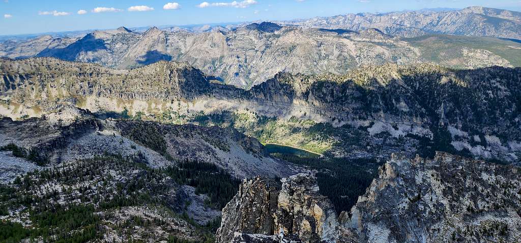 Little Rock Creek Lake from East Como Peak