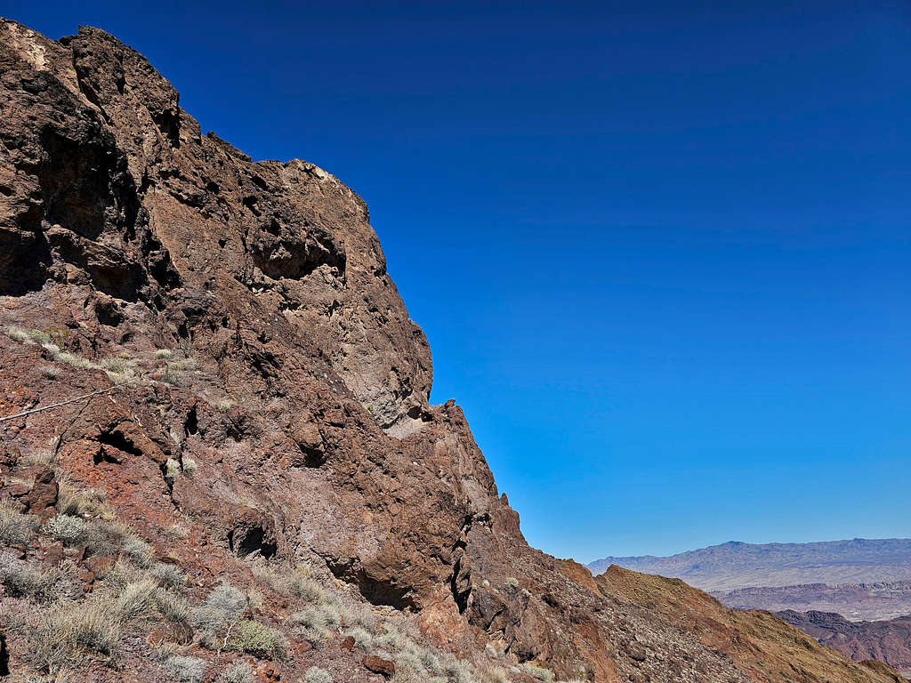 Cliffs of Peak 2833 ft