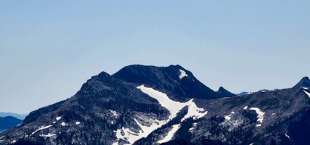 Bass Peak from the Pyramid Buttes