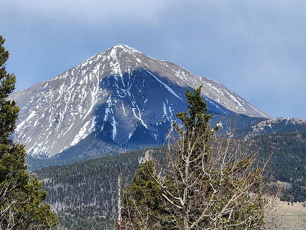 West Spanish Peak from Boyd Mountain