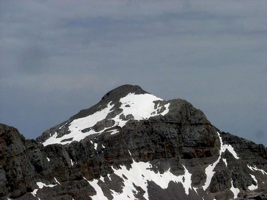 South face of Anie . May 2005.