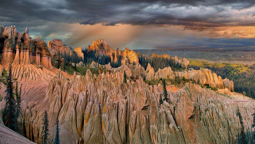 Wheeler Geologic Area in the La Garita Wilderness.