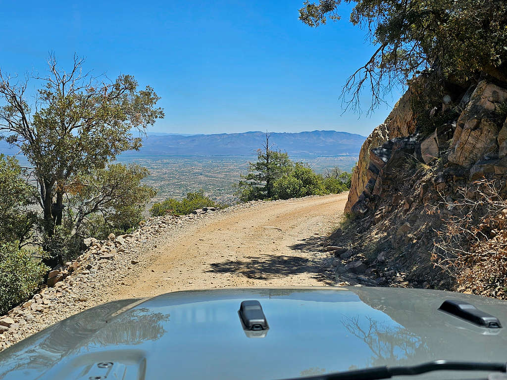 On Carr Canyon Road