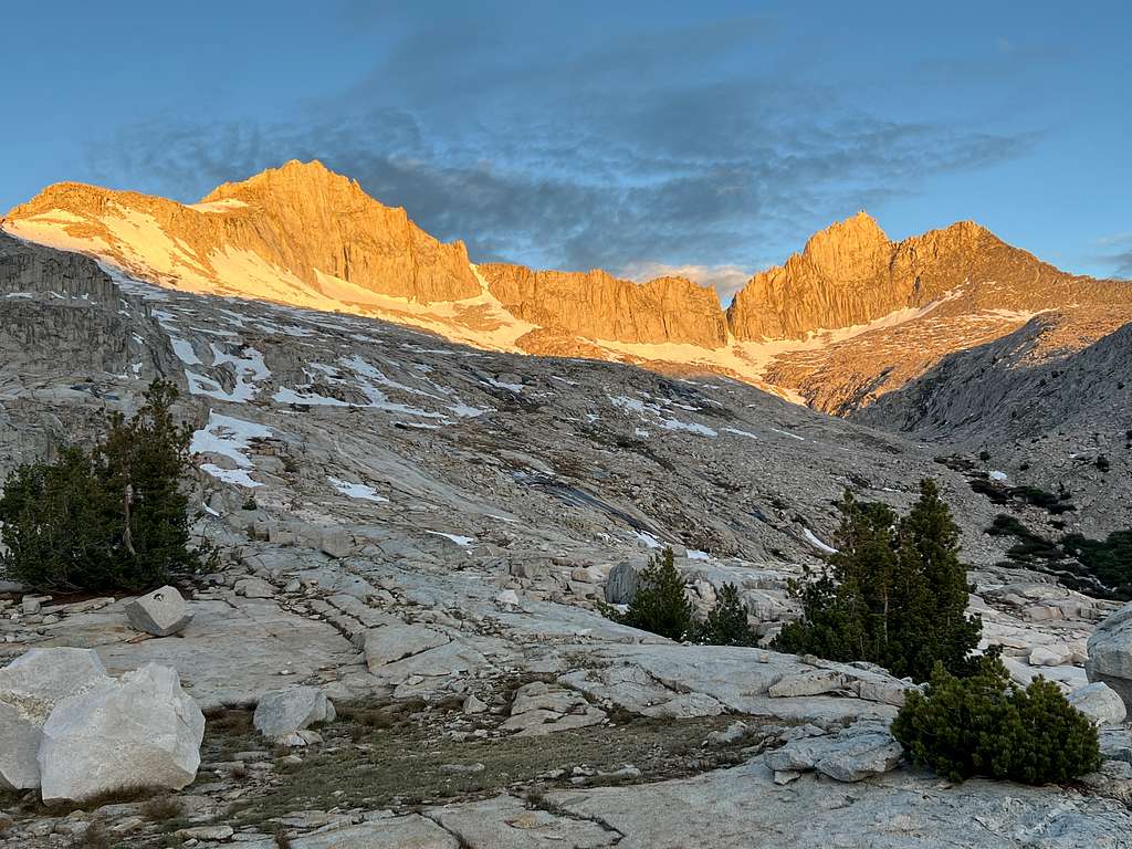 Brewer and North Guard at Sunrise