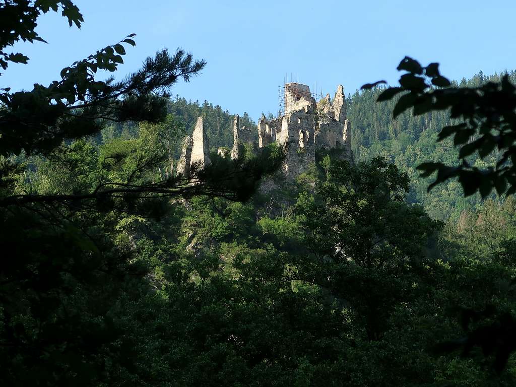 Starý hrad from WSW