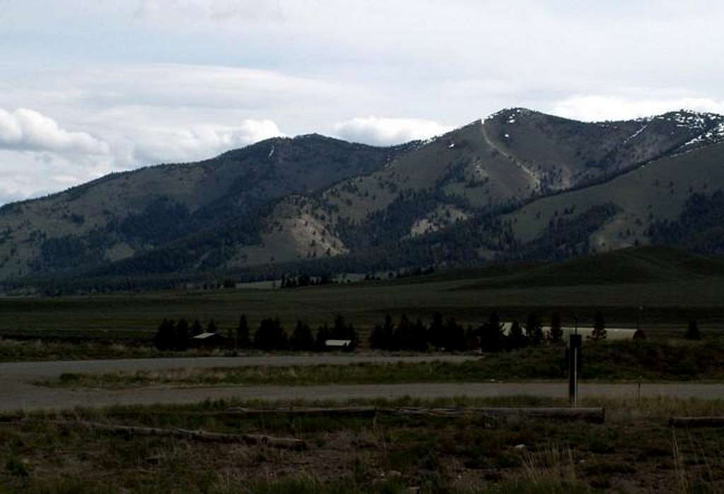 Horton Peak (far left) as...