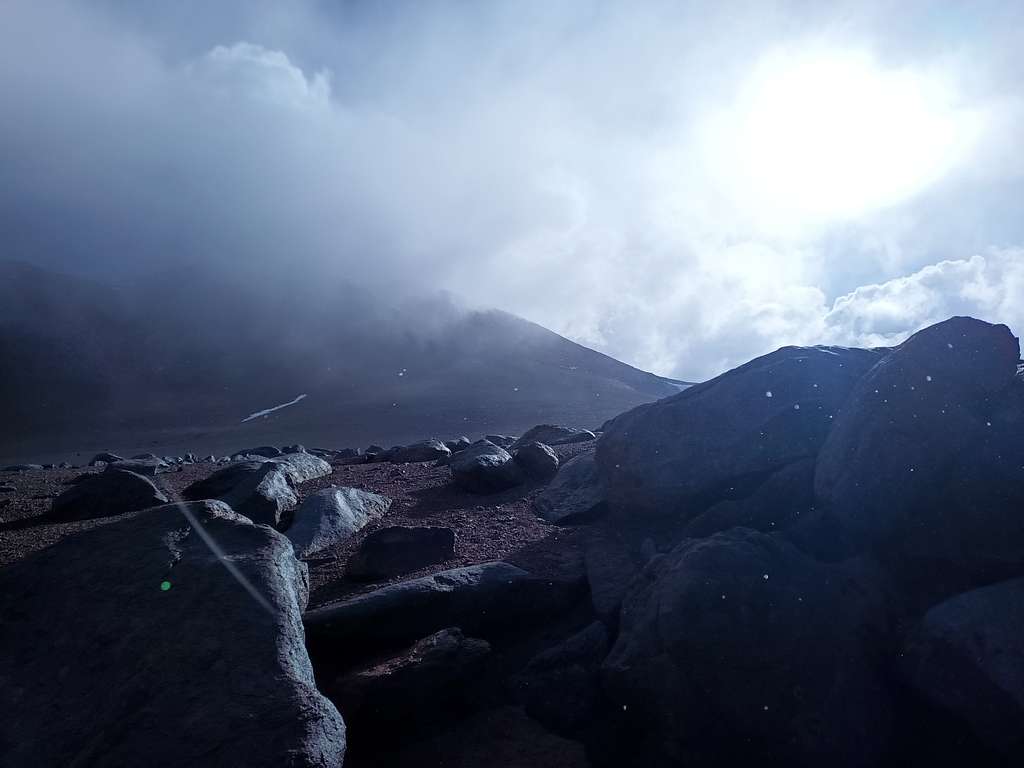 Andes 2023 - Flurries on Volcan Copiapo