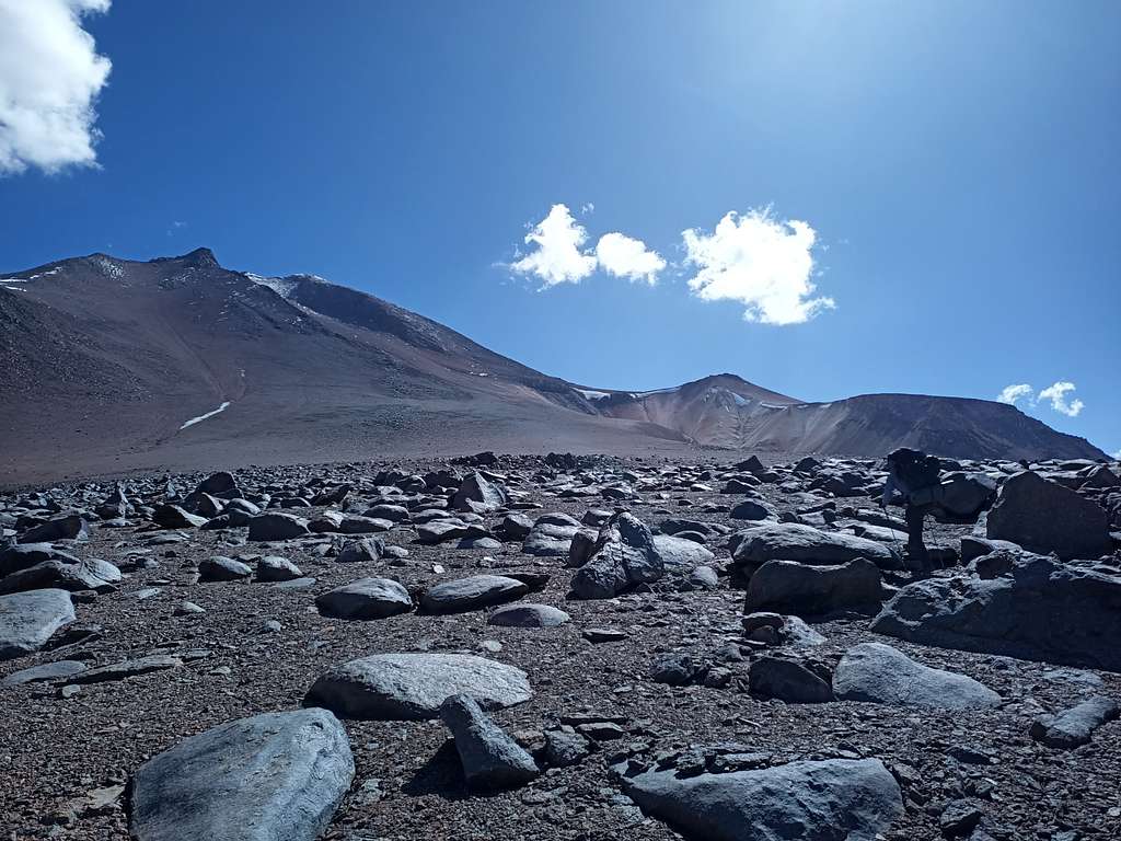 Andes 2023 - Volcan Copiapo Camp Location