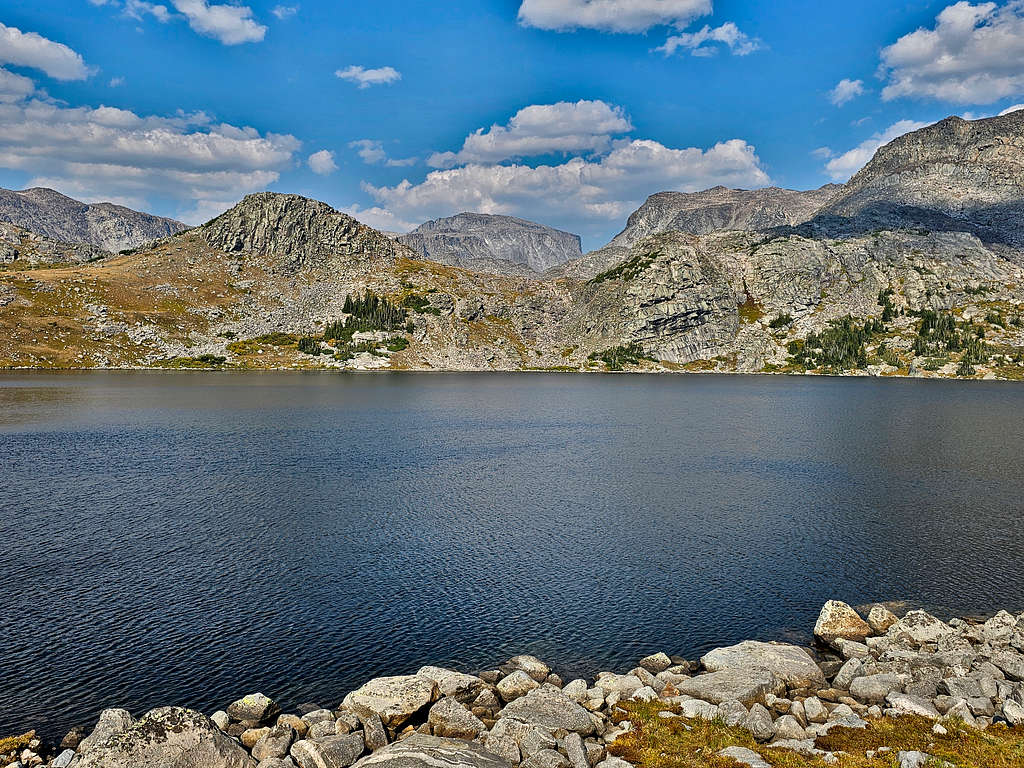 Cloud Peak and Mistymoon Lake