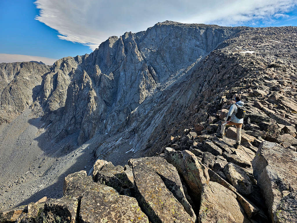 West wall of Cloud Peak