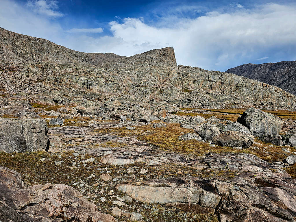 Point 12152 ft and Bomber Mountain